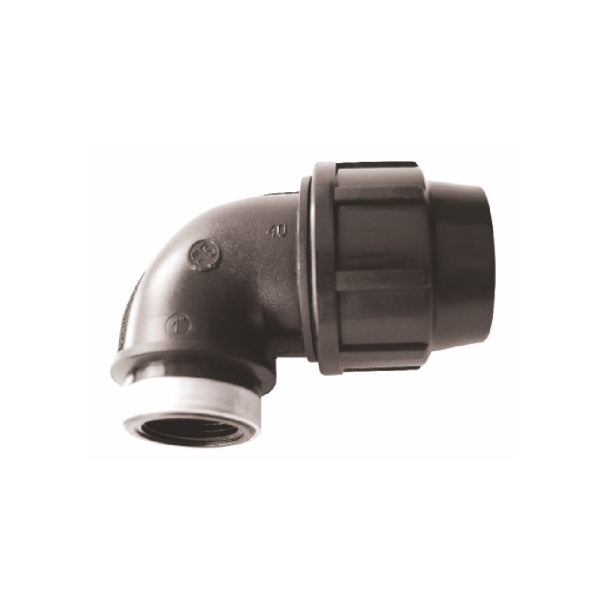 Kolano skręcane PE gwint wewnętrzny 32 x 5/4