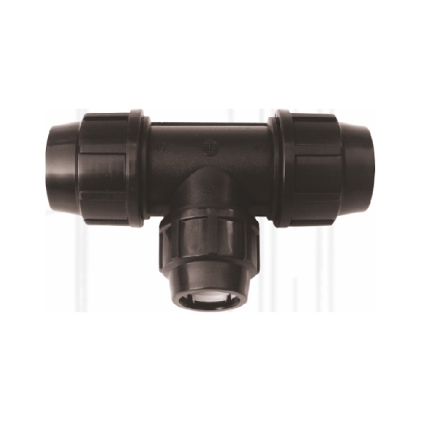 Trójnik skręcany PE redukcyjny 63 / 32mm