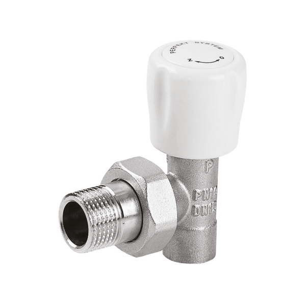 Zawór grzejnikowy zasilający kątowy CU 15 x 1/2 Perfexim