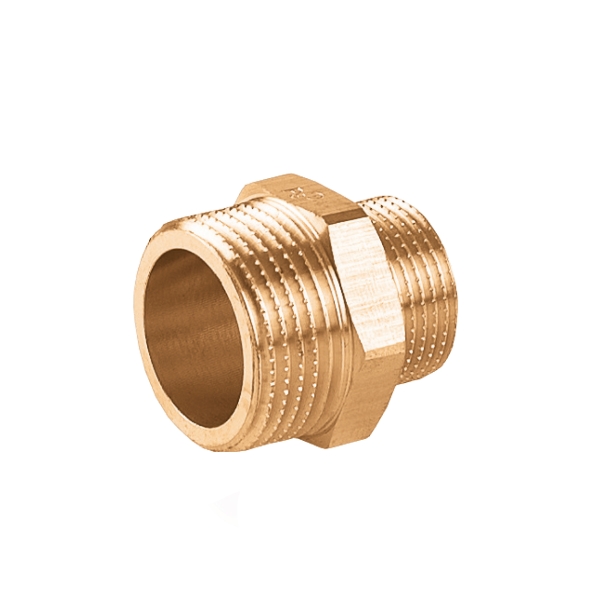 Nypel mosiężny redukcyjny wzmocniony 5/4