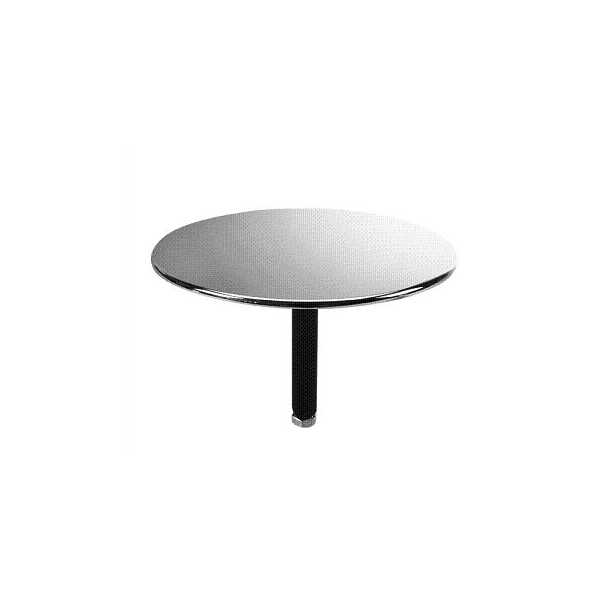 Korek do syfonu wannowego, chromowany, na linkę