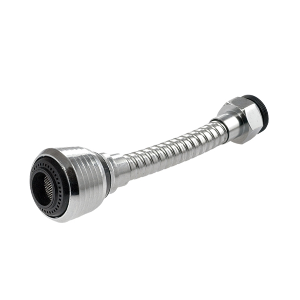 Perlator z redukcją PELIKAN długi wąż chrom