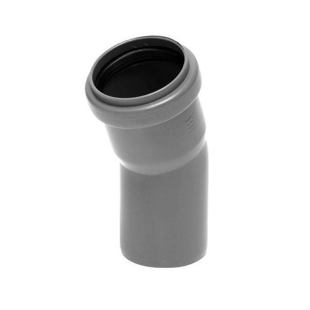 Kolano kanalizacyjne PP 110 / 15°