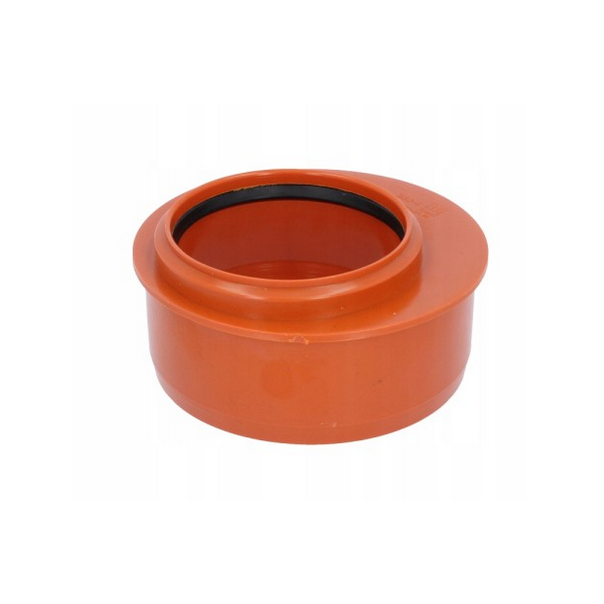 Redukcja kanalizacyjna zewnętrzna 160 / 110 płaska (krótka)