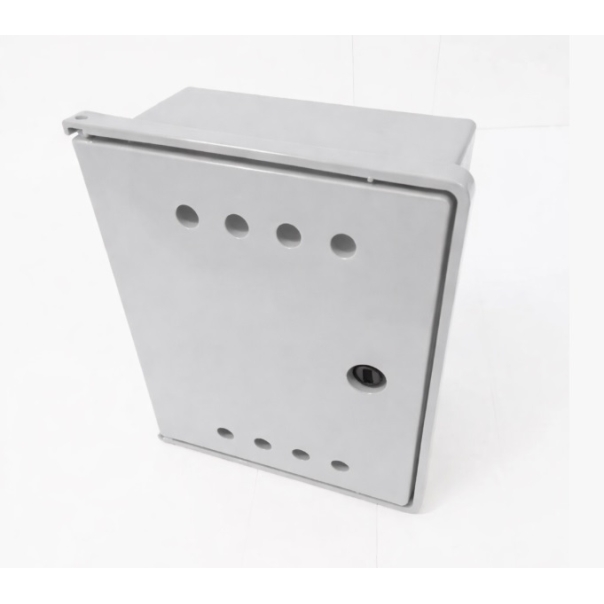 Skrzynka gazowa plastikowa 60/60/25cm bez pleców - Popielata