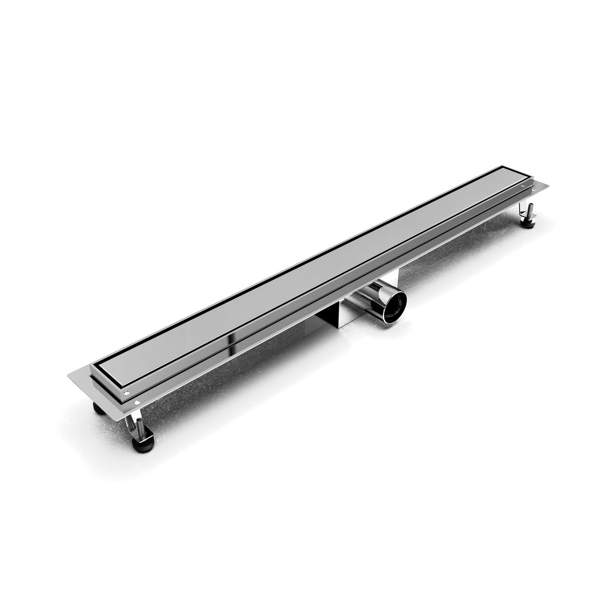 Odwodnienie liniowe nierdzewne Aqua STEEL LA 1000 mm SZ3 ruszt szlifowany