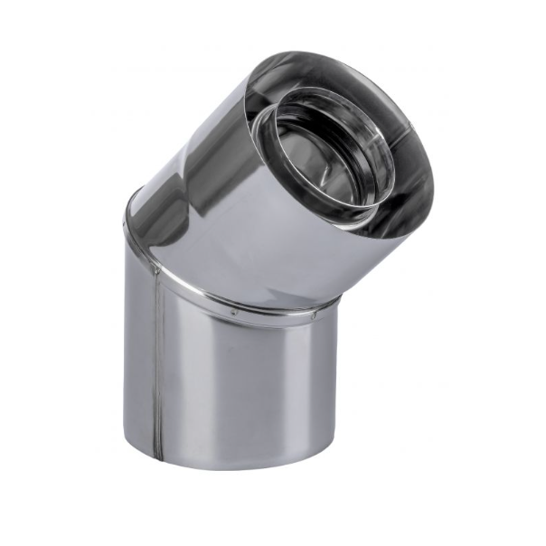 TURBO N Kolano dwuścienne 100/150 45°