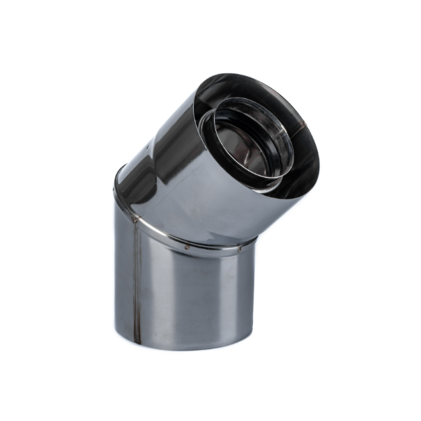 TURBO N Kolano dwuścienne 80/125 45° (nv)