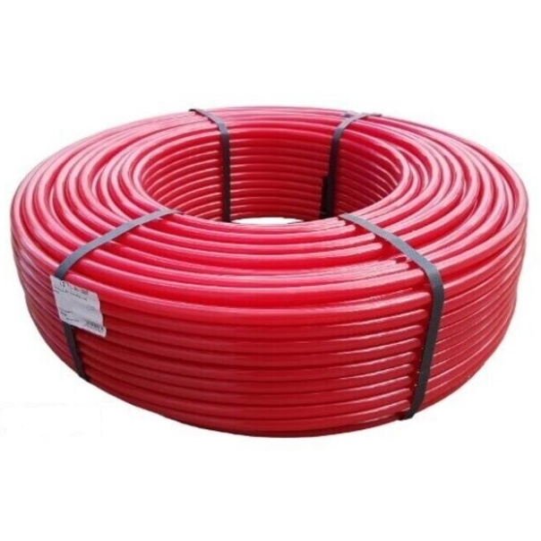Rura wielowarstwowa HERZ Line PE-RT EVOH czerwona 17 x 2,0 krąg - 600 mb