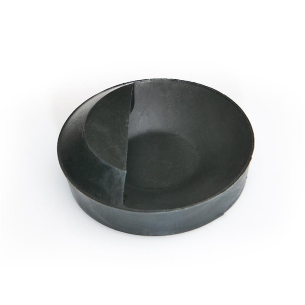 Korek gumowy do zlewu, czarny (małe sitko)