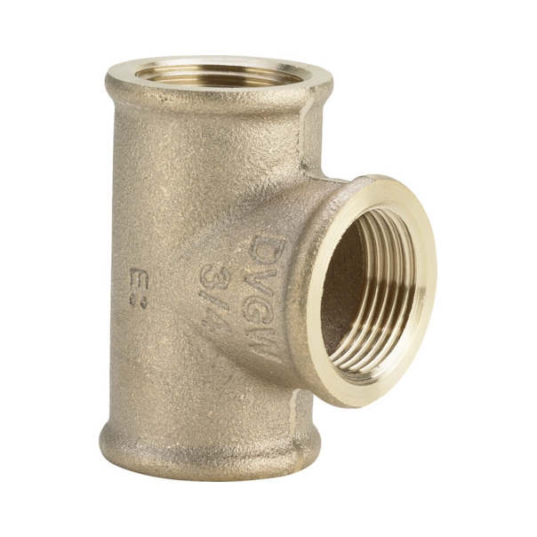 Trójnik mosiężny redukcyjny 3/4