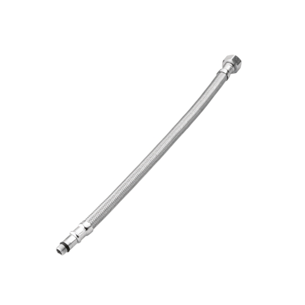 Wężyk do baterii stojącej 3/8"x M10 L-60 cm końcówka krótka Perfexim