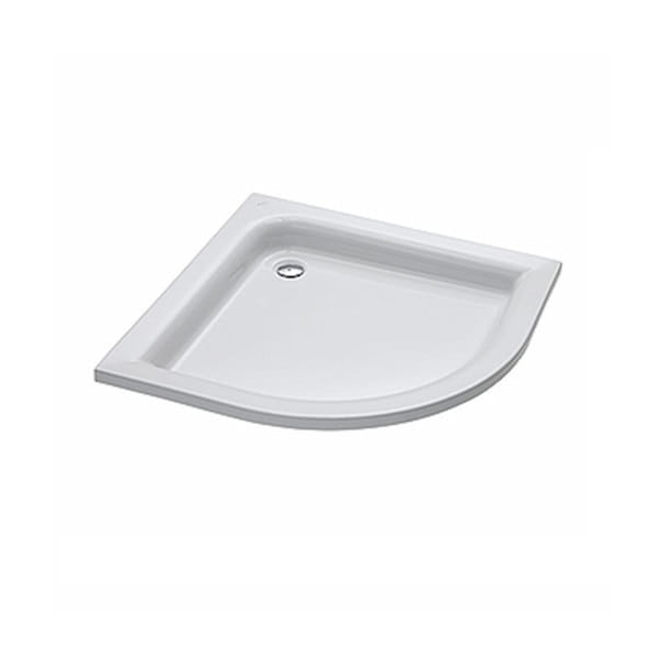 STANDARD PLUS Brodzik półokrągły 90x90 cm, głębokość 9 cm odpływ 52mm