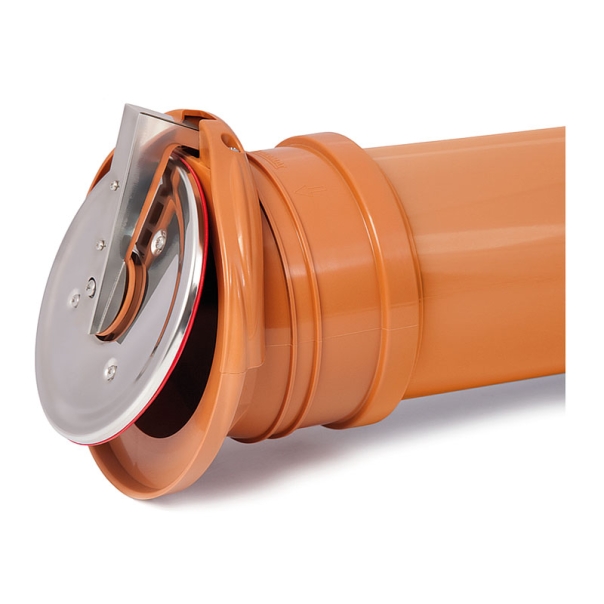 Zasuwa burzowa (klapa zwrotna) końcowa 110 mm