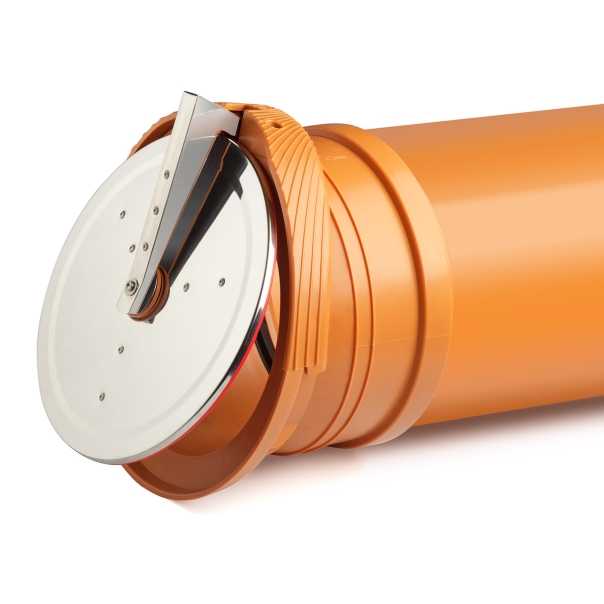 Zasuwa burzowa (klapa zwrotna) końcowa 315 mm