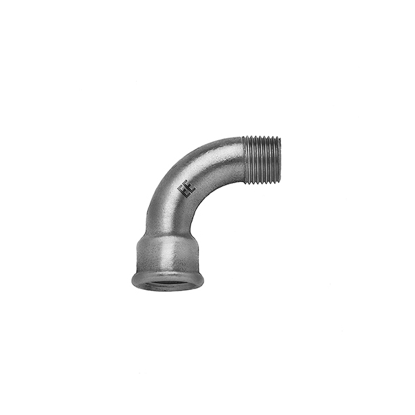 Łuk ocynkowany nyplowy 1/4" / 90°
