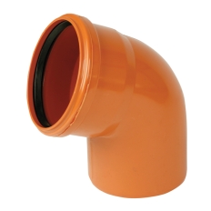 Kolano kanalizacyjne zewnętrzne Wavin PVC-U 200 / 67°