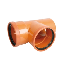 Trójnik kanalizacyjny zewnętrzny Wavin PVC 160 / 110 / 90°