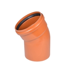 Kolano kanalizacyjne zewnętrzne Wavin PVC-U 200 / 30°