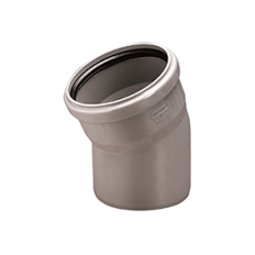 Kolano kanalizacyjne Wavin PVC 50 / 15°