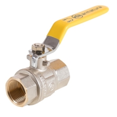 Zawór kulowy z rączką, gazowy 1