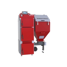 Kocioł DEFRO KOMFORT EKO LUX 15 LEWY komin 45st. klasa 5  ECODESIGN