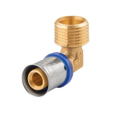 Kolano zapras Perfexim z gwintem zewnętrznym pex 16 x 1/2"