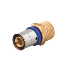 Złączka zapras Perfexim z gwintem zewnętrznym pex 16 x 1/2"