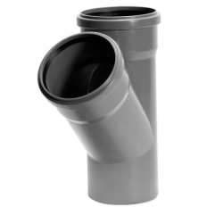 Trójnik kanalizacyjny PP 110 / 110 / 45°