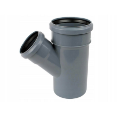 Trójnik kanalizacyjny PP 110 / 75 / 45°