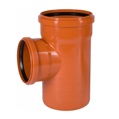 Trójnik kanalizacyjny zewnętrzny PVC 200 / 160 / 87°